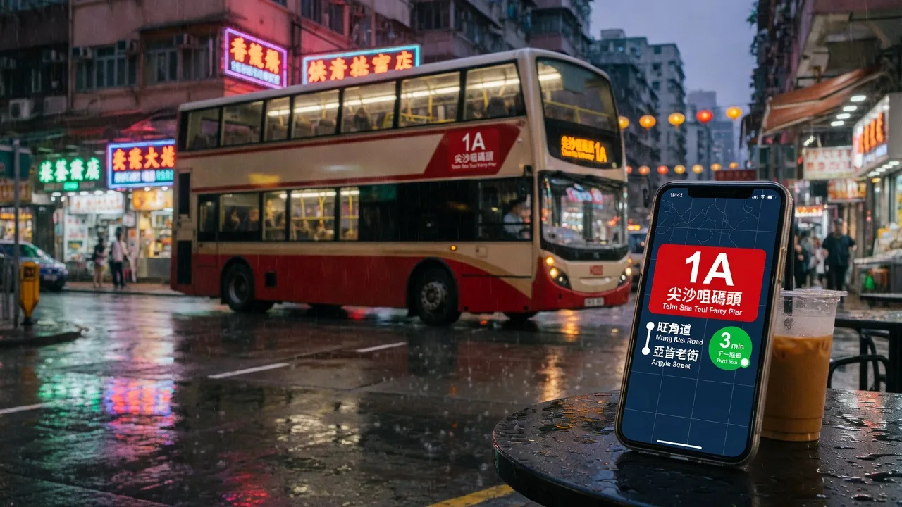 BusGo — Hong Kong bus app: live arrivals for KMB, Citybus, MTR Bus, and HZMB.